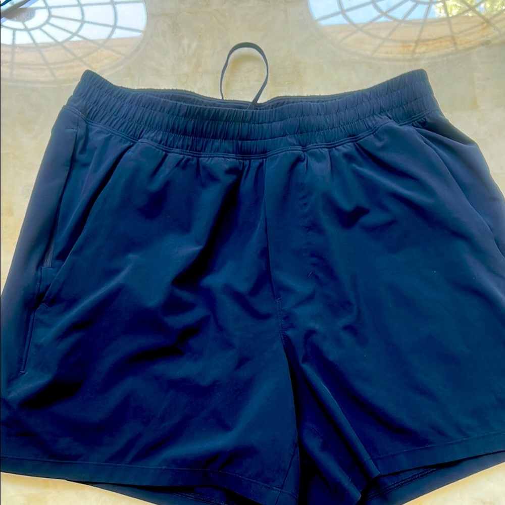 Navy Blue Athletic Shorts